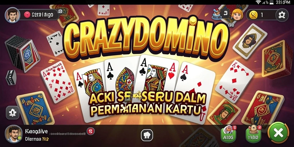 Tampilan menarik gameplay aksi domino yang mendebarkan.