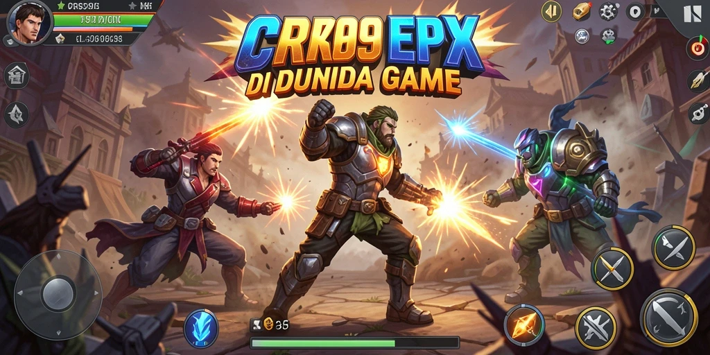 Gameplay seru penuh aksi di arena pertarungan CRS99.