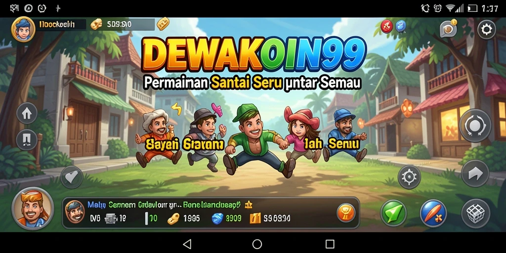 Tangkapan layar gameplay DEWAKOIN99 yang seru dan penuh warna.