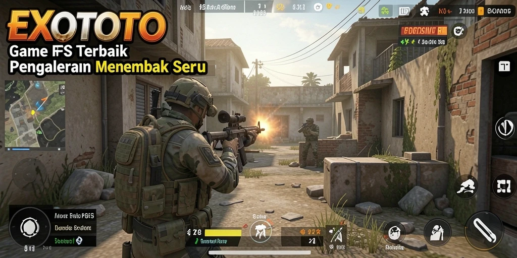 Tangkapan layar gameplay EXOTOTO dengan grafis menakjubkan.