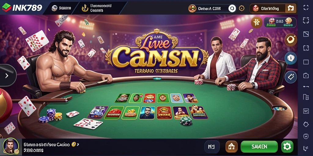 Gameplay Live Casino yang menegangkan dan interaktif.