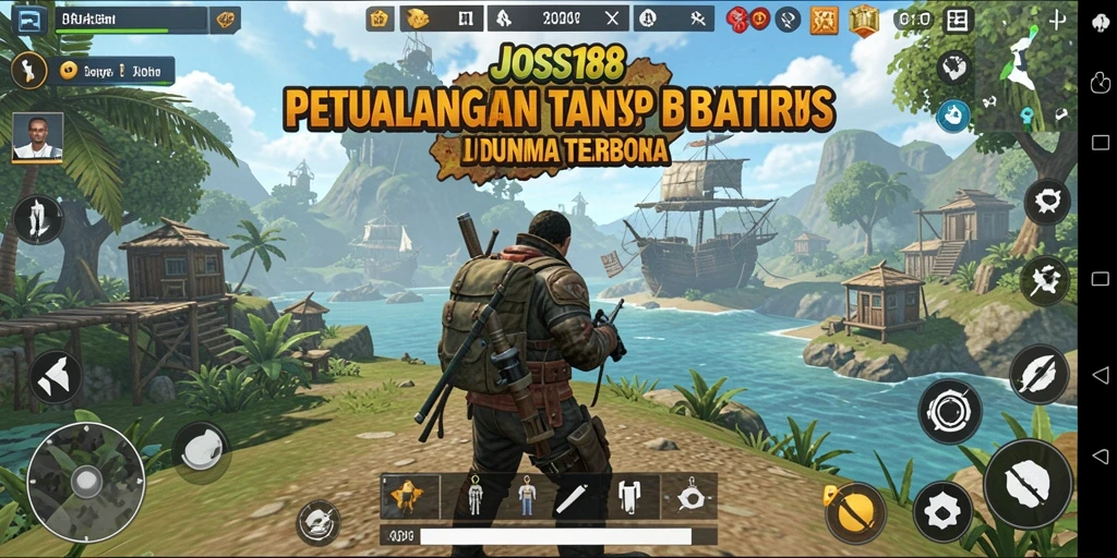 Tampilan mendebarkan dari permainan Open World JOSS188 yang penuh aksi.