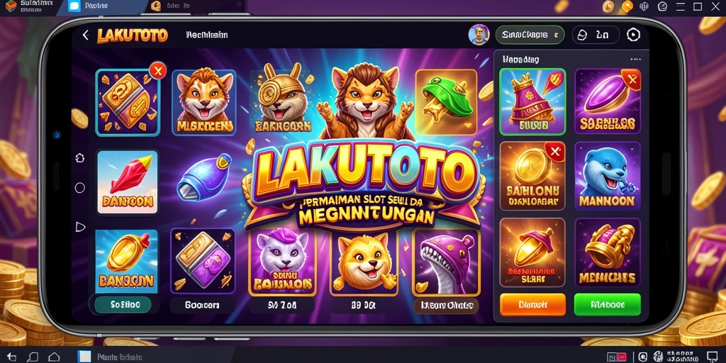 Gameplay seru di LAKUTOTO yang menampilkan putaran slot dijamin mengasyikkan.