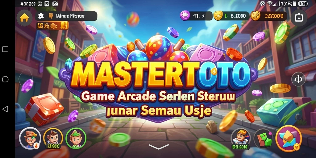 Tangkapan layar MASTERTOTO menampilkan momen seru gameplay Arcade yang menantang.