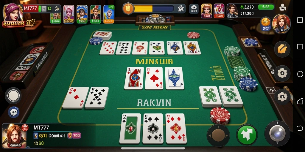 Tampilan gameplay yang seru dan menantang di MT777.