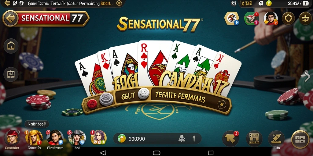 Tampilan gameplay SENSATIONAL77 yang seru dan interaktif.